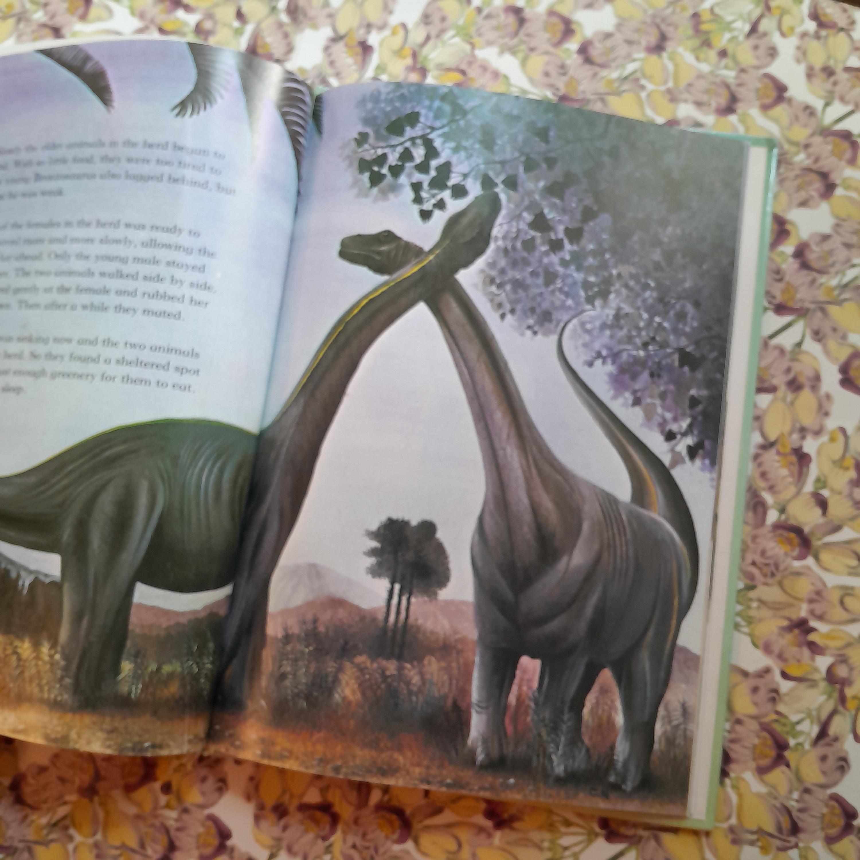 Vintage Children's Book ~ Brontosaurus by Angela Sheehan - Hardcover ...