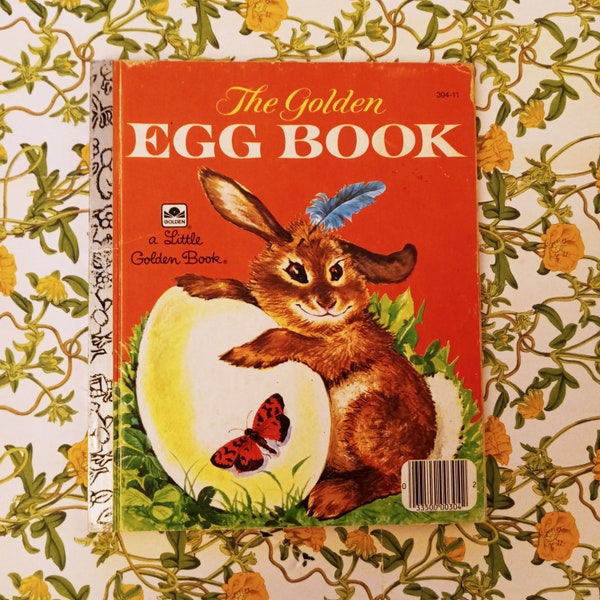 Vintage Kinderbuch ~ A Little Golden Book ~ The Golden Egg Book von Margaret Wise Brown und Bilder von Lilian Obligado ~ 1962