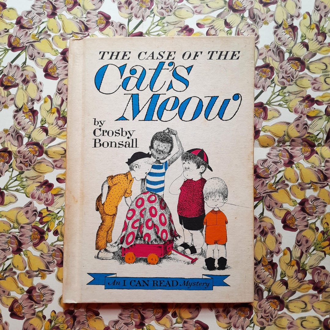 The Case of the Cat's Meow by Crosby Bonsall ~ Hardcover, 1965 - Etsy