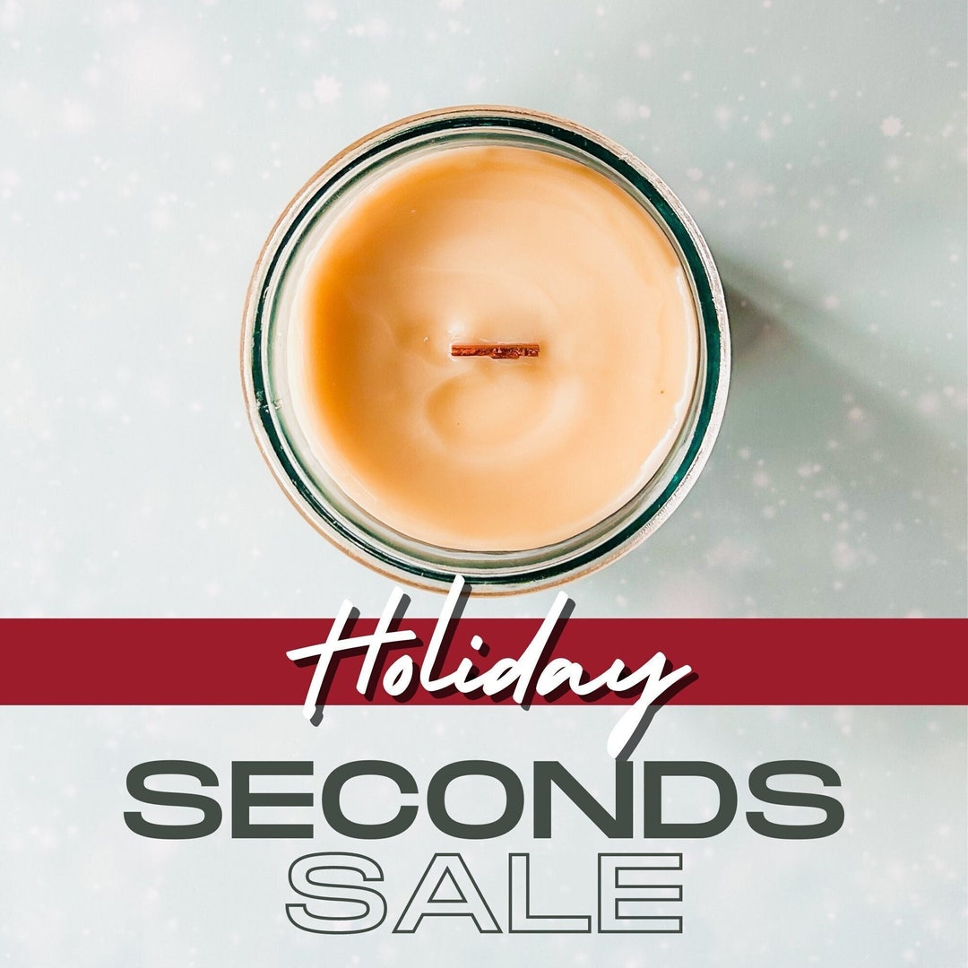 SECONDS 4 Oz Scented Beeswax Candles Infused With Essential Etsy