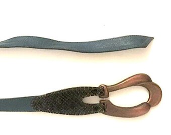Vintage 1980's Leather Belt