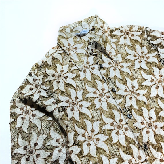 Vintage Floral Lace Top