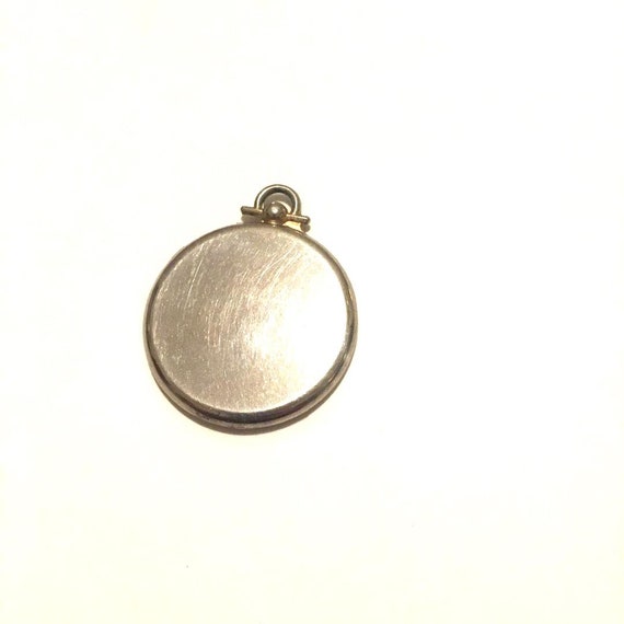 Vintage Metal Silver Pendant - image 1