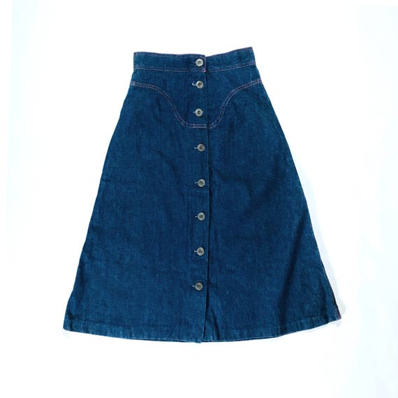 Vintage Denim Skirt - image 1