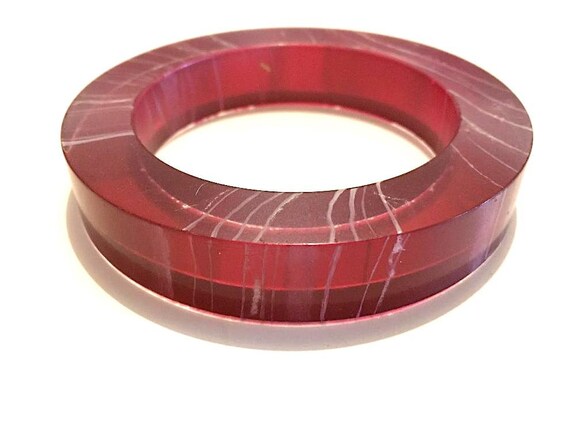 Vintage Plastic Statement Bangle - image 1