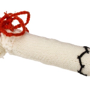 Willy warmer to choose from elephant snake or rooster knitting stuffing to warm the private parts of men small size coq