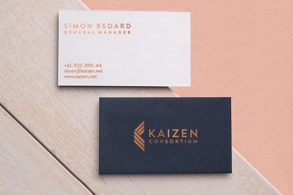 Custom business card template, printable business card template, business  cards rose gold foil, Moo business card, accounting business cards