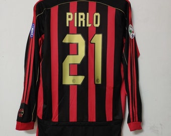 Vintage 21 Andrea Pirlo Jersey 2006 2007 AC Milan Jersey Long 