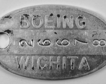 Boeing Wichita, KS, WWII Vintage Tool Check, B-29 Superfortress KEY-0101