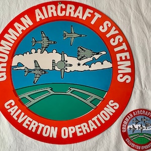 Sinal e patch de sistemas de aeronaves Grumman SMU-0131