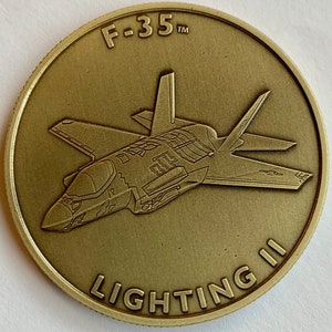 Lockheed Martin F-35 Lightning II Challenge Coin CC-F-35