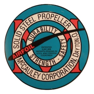 McCauley Steel Propeller Decal DEC-0103