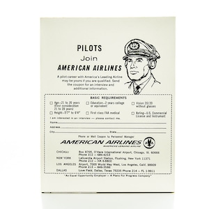 Pad of American Airlines Pilot Recruitment Forms  EPH-0111