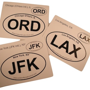 Airport Code Decals DEC-0127