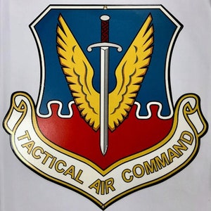 Tactical Air Command Metal Sign, F-80, F-86, F-100, Berlin Air Lift  OUR-0102