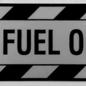 Jet Fuel Only Decal/Placard, Aircraft, Jet Planes, Vintage Aviation  DEC-0124