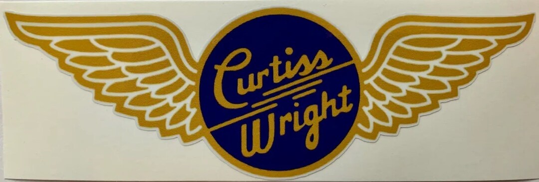 Curtiss Wight Peel & Stick Vinyl Decal, 6" DEC-0164 - Etsy