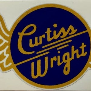 Curtiss Wight Peel & Stick Vinyl Decal, 6&quot; DEC-0164