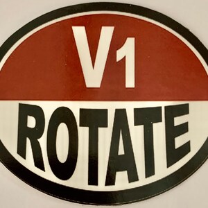 V1 Rotate Decal, Lot of 5  DEC-0143-5