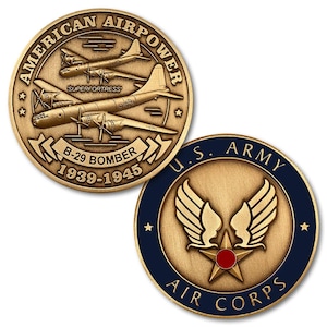 Boeing B-29 Superfortress Challenge Coin, 1 1/2&quot;  CC-B-29