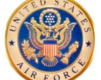 United States Air Force Medallion Insert, 4" EMB-0102