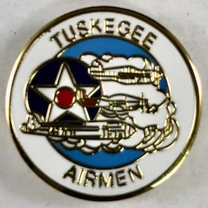 Tuskegee Airmen Lapel Pin, Red Tails, WWII Aviation Black History LP-0101