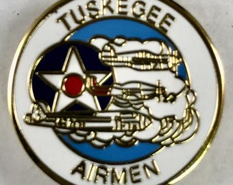 Tuskegee Airmen Lapel Pin, Red Tails, WWII Aviation Black History LP-0101