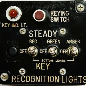 Genuine New Old Stock WWII IFF Friend or Foe Aircraft Identification Switch Box INS-0116