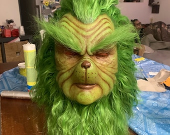 Green Christmas Monster