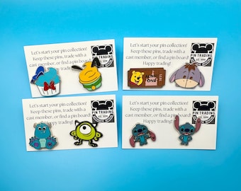 Disney Trading Pins - Starter Set of 2, Assorted Characters