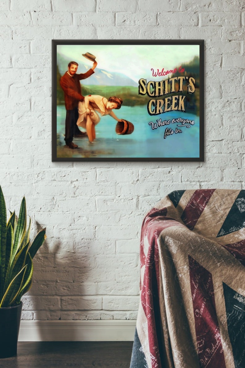 Schitt's Creek Sign schitts creek sign where Etsy