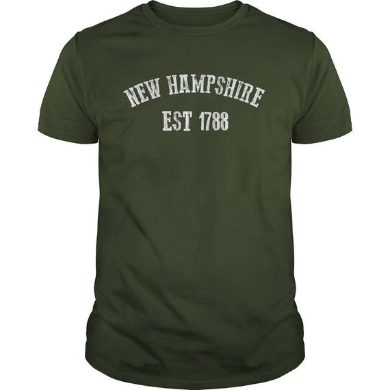 New Hampshire T Shirt - T-shirt Hampshire état neuf - Est New Hampshire Est - 1788 T-shirt - coton - 5 couleurs-petit 5XL - cadeaux de New Hampshire 28586a New Hampshire T Shirt - T-shirt Hampshire état neuf - Est New Hampshire Est - 1788 T-shirt - coton - 5 couleurs-petit 5XL - cadeaux de New Hampshire 28586a