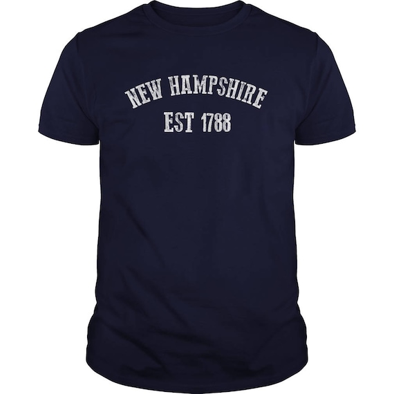 New Hampshire T Shirt - T-shirt Hampshire état neuf - Est New Hampshire Est - 1788 T-shirt - coton - 5 couleurs-petit 5XL - cadeaux de New Hampshire 28586a New Hampshire T Shirt - T-shirt Hampshire état neuf - Est New Hampshire Est - 1788 T-shirt - coton - 5 couleurs-petit 5XL - cadeaux de New Hampshire 28586a