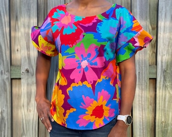 Handmade Ladies top blouse