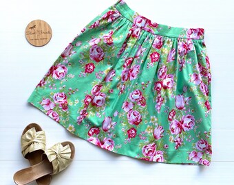 Ladies gathered skirt