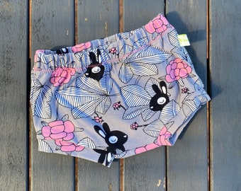 Bunny nappy cover, diaper cover, pants cover, baby toddler