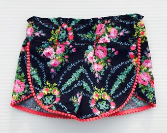Girls flower shorts