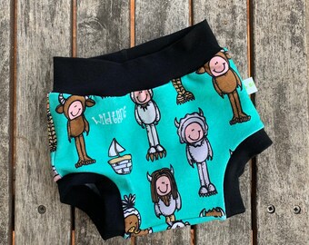 Wild Things Nappy cover diaper cover pants cover baby toddler