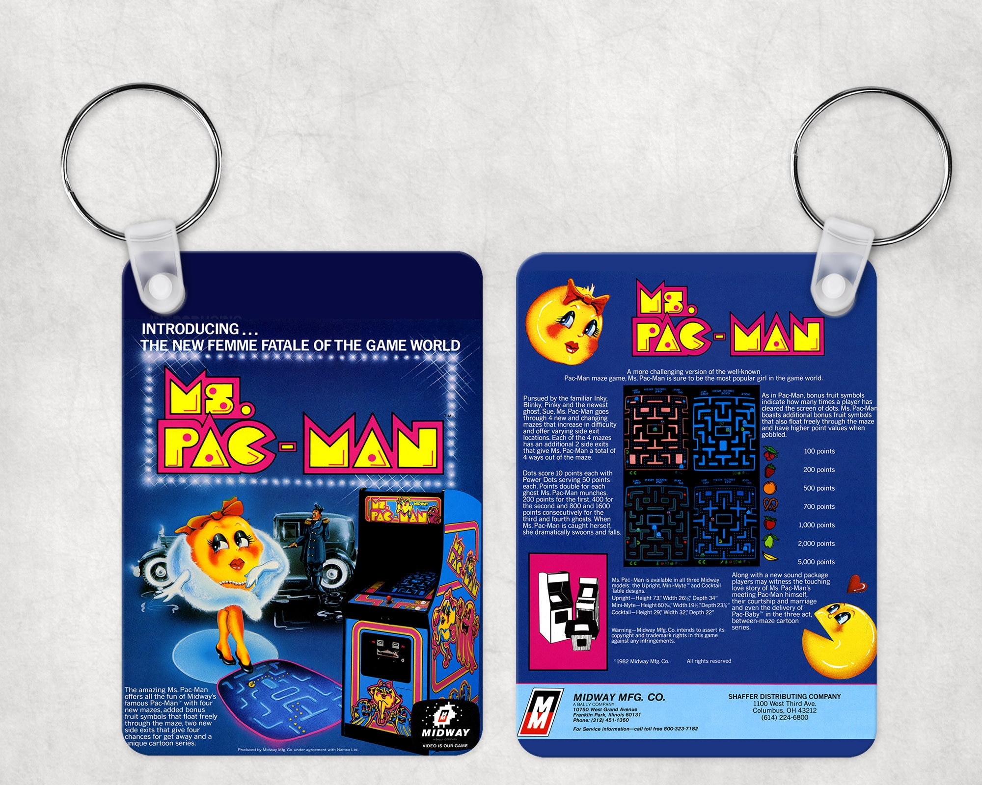 Retro Pacman Point Items Pacman Fruit Points