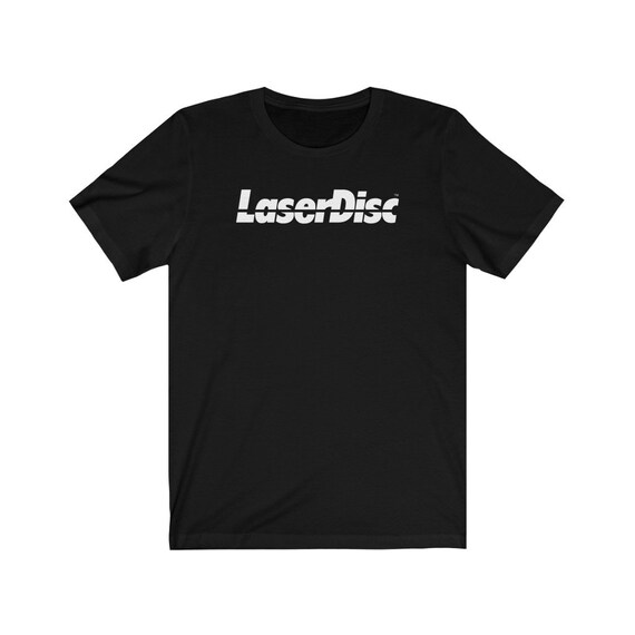 Laserdisc Logo Tshirt Etsy