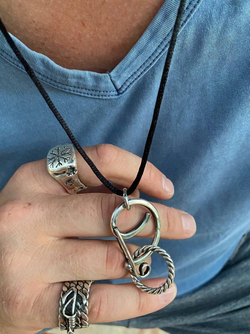 Circle Ring Holder Necklace Emily C Ring Holder Necklace