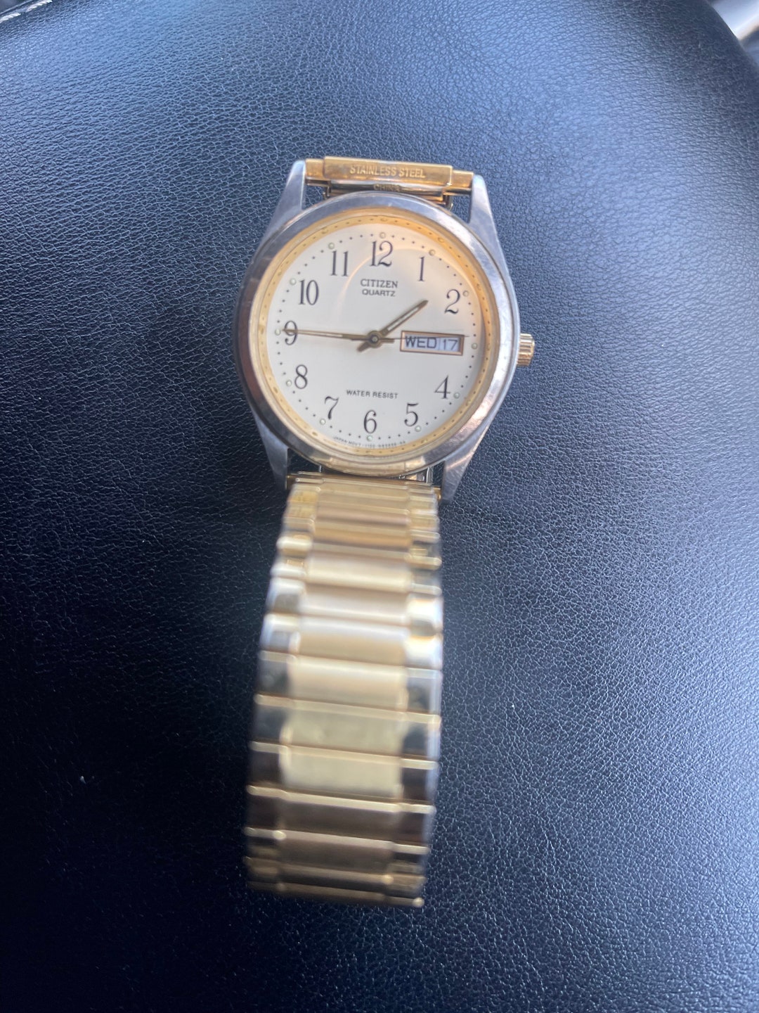 CITIZEN QUARTZ Day/date Model, All Stainless Steel, Original Expandable