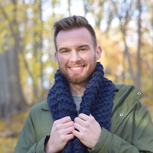 Hand Knit Big Scarf, Oversized Knitting, Handmade Chunky Scarf, Long Scarf, Infinity Scarf, Knit Scarf, Blanket Scarf, Wool Scarf, Neck Wrap