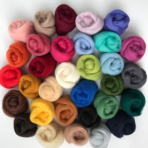 Merino Wool Roving Chunky Wool Felt Merino Wool Fabric Samples Felting ...