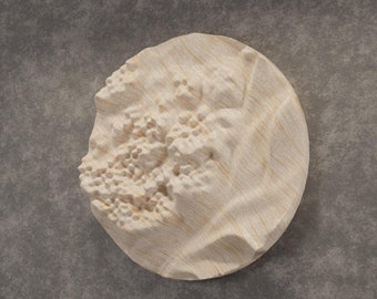 Abstrakta vågiga vågor 3D STL-modell: CNC-snideri relieffil (digital nedladdning)