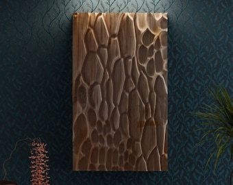 Unique 3D panel for CNC carving, STL file, wall art, relief