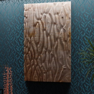 Panel 3D para tallado CNC, archivo STL, arte de pared, relieve