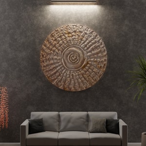 CNC file for wood, 3d STL, Wall panel decor, tribal art circular pattern for carving