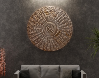 CNC-fil för trä, 3D STL, väggpaneldekor, tribal art cirkulärt mönster för snidning