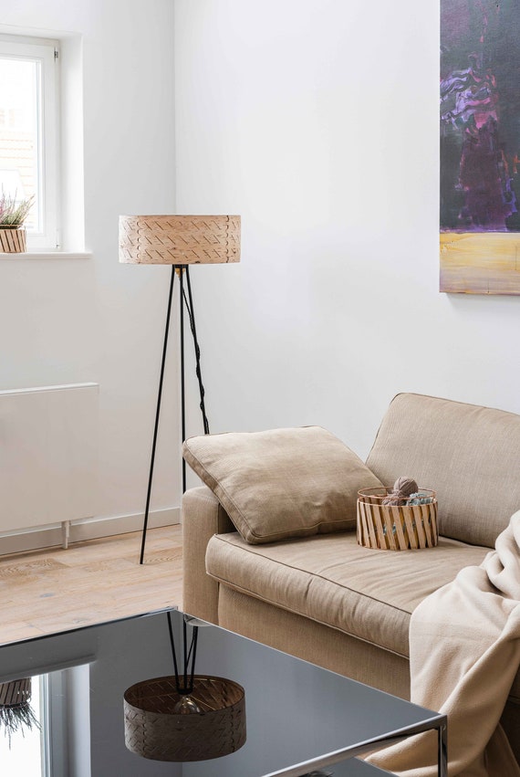 Birch floor lamp best sale